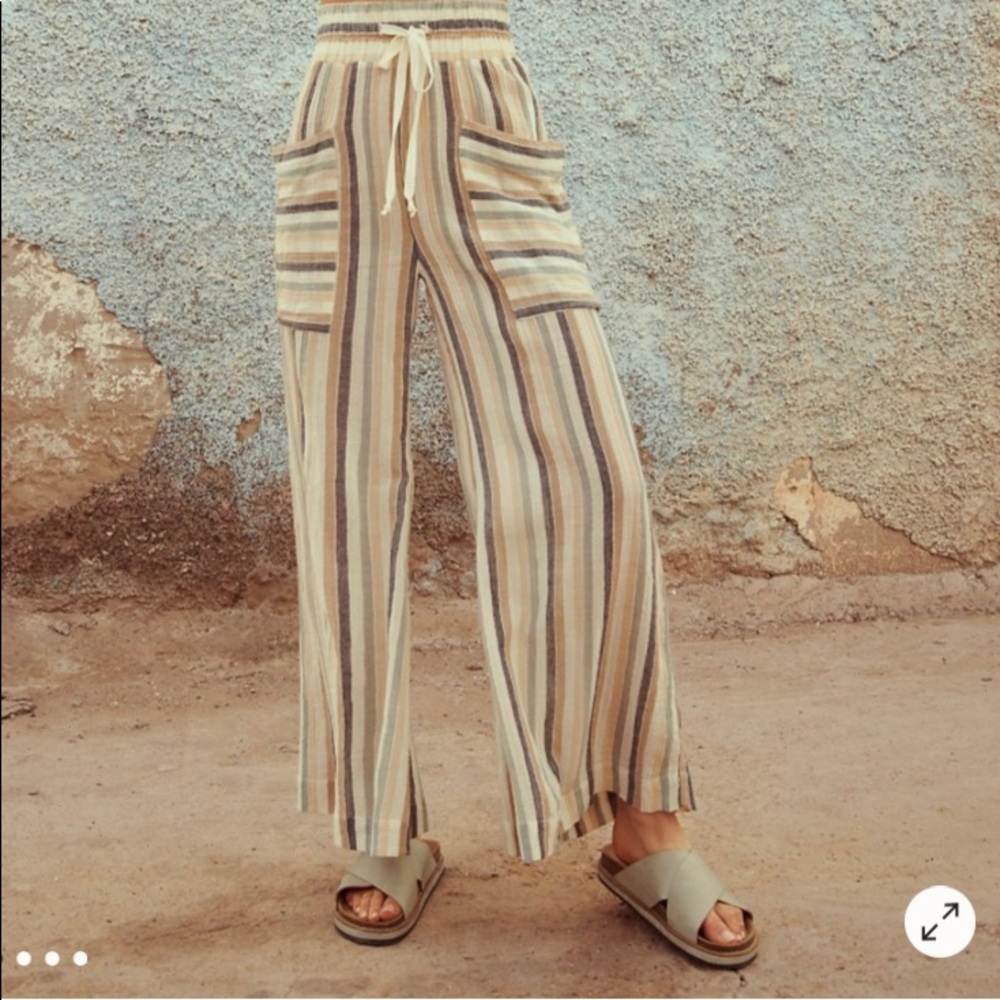 Free People Jones Beach Wide Leg Pant size Small